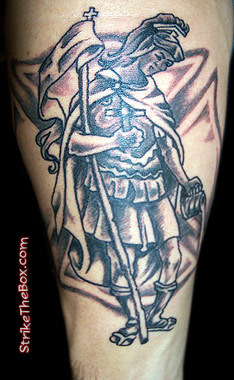 St Florian firefighter tattoo