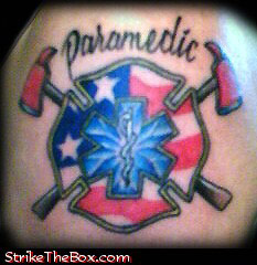 firefighter ems tattoo