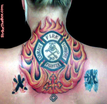 firefighter tattoo