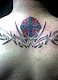 maltese with rebal flag tattoo