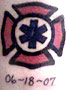 Charleston 9 tribute tattoo
