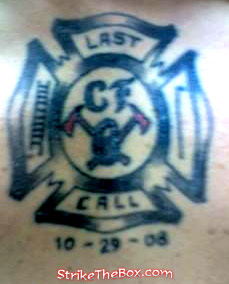 Cody Renfroe memorial tattoo