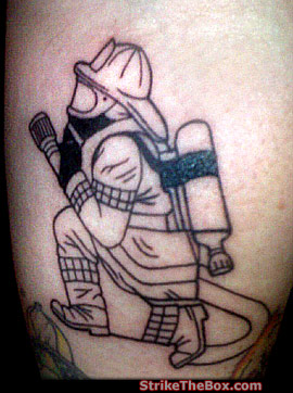 firefighter tattoo