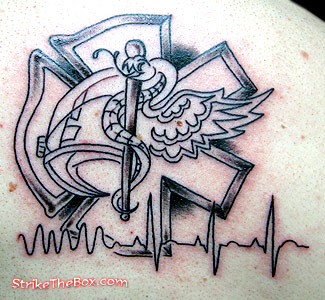 firefighter EMS tattoo