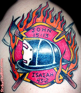 spiritual firefighter tattoo