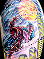 firefighter tattoo of the week Spider Man