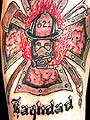 military firefighter tattoo