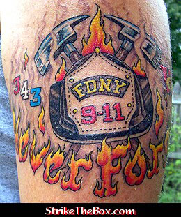 911 tribute tattoo