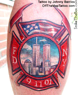 9/11 tribute tattoo