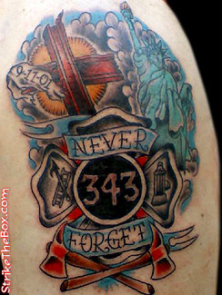 9/11 memorial tattoo