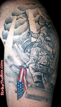 9/11 firefighter memorial tattoo